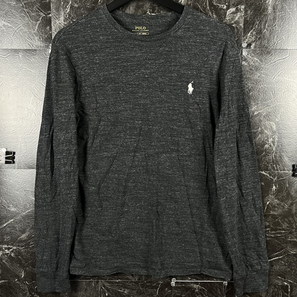 Polo Ralph Lauren Men's Grey Sleeve Shirt Small